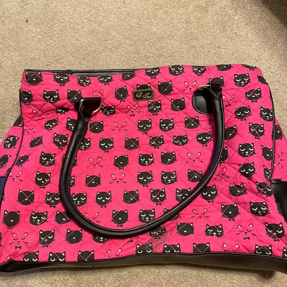 Betsy Johnson weekender bag